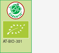 Bio Garantie mit EU-Bio-Logo