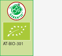 Bio Garantie with EU organic logo