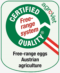 agroVet Logos „Free-range eggs“